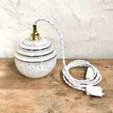 White Clichy glass walker