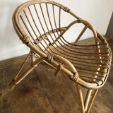 Children's rattan chair