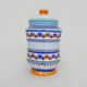 Old apothecary pot, Viscum Album ceramic medicine jar. Year 70 80