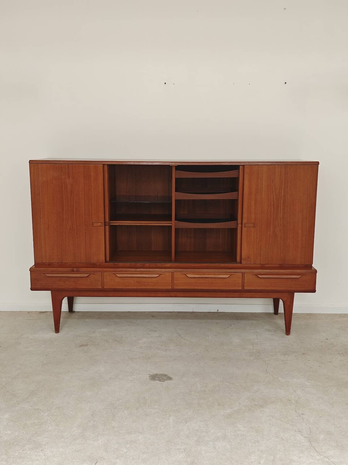 High enfilade by Johannes Andersen by Bordum & Nielsen, Samcom teak