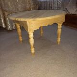 Table en bois de cèdre berbère, table basse en bois traditionnelle