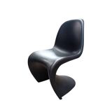 Chaise Panton noir édition Vitra