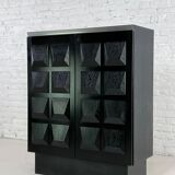 Brutalist bar storage cabinet
