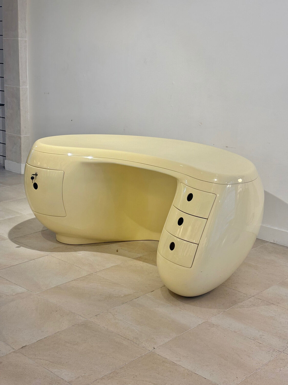 Boomerang desk by Maurice Calka