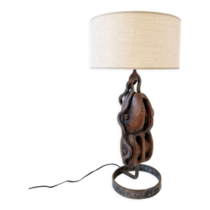 lampe brutaliste art