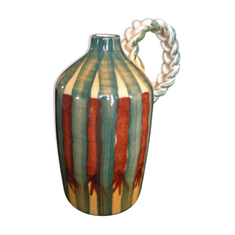 Vallauris pitcher in glazed earth