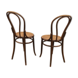 Paire de chaise fischel made in Austria bois courbé