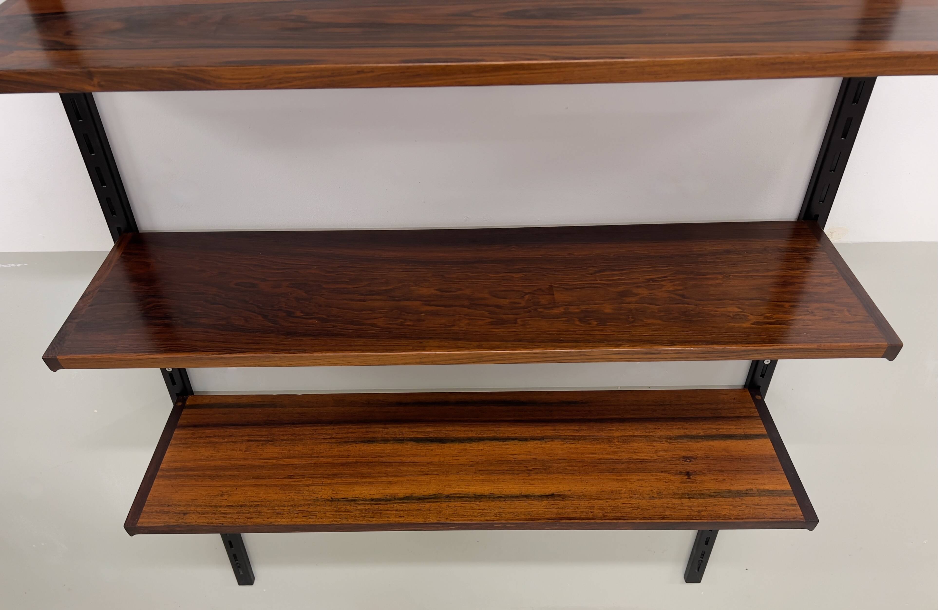 Kai Kristiansen Rosewood Shelves For Feldballes, Set Of 6