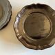 Set of 5 plates with godrons in glazed earth from Biot 1970