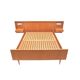 Vintage double bed with floating nightstands, made in the 1960s