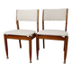 Paire de chaises années 50
