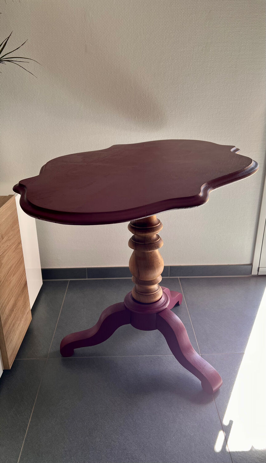 Table d’appoint rénovée