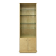Vitrine haute en loupe d'érable moucheté des années 1980 de Studio Smania, style Memphis Milano vintage