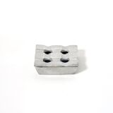 Scandinavian ashtray in cast aluminum