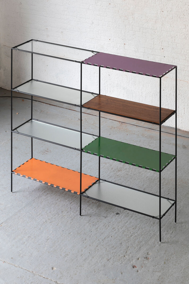 2-piece abstracta shelving unit by Poul Cadovius, Danish design, 1960’s