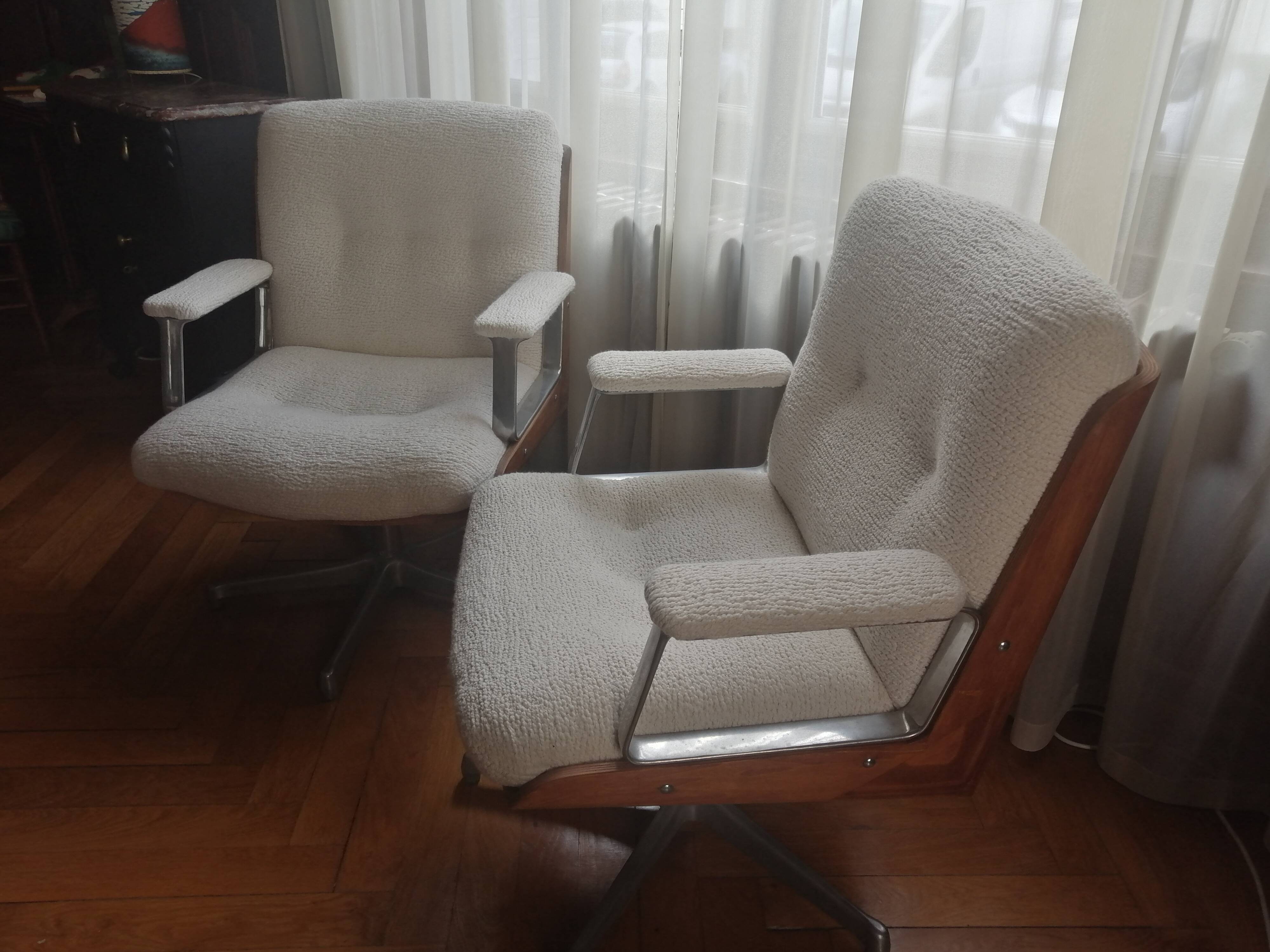 pair of vintage armchairs