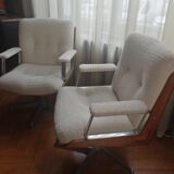 pair of vintage armchairs