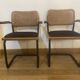 Paire de fauteuils rénovés type Breuer B64