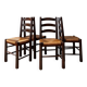 Rustic chairs attributed to Georges Robert.