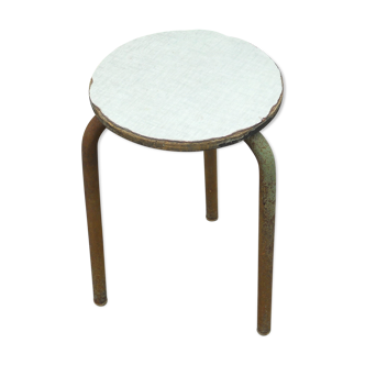 Stool has three feet