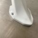 Porcelain wall lamp and vintage Clichy glass