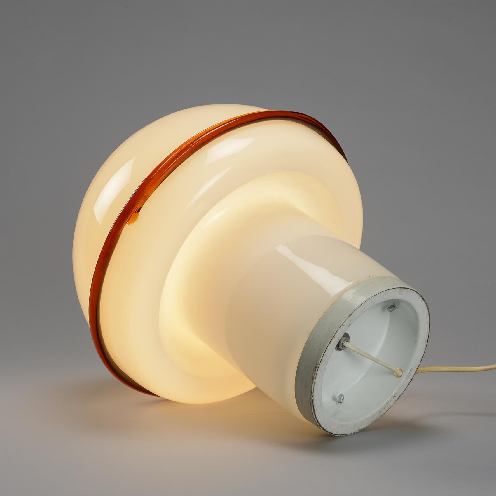Murano glass lamp, De Majo circa 1960