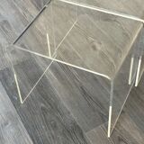 60s 70s side tables nesting tables acrylic plastic space age design