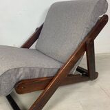 Pair of folding armchairs
