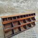 Antique grocery cabinet shop cabinet pine compartment unit 230 cm