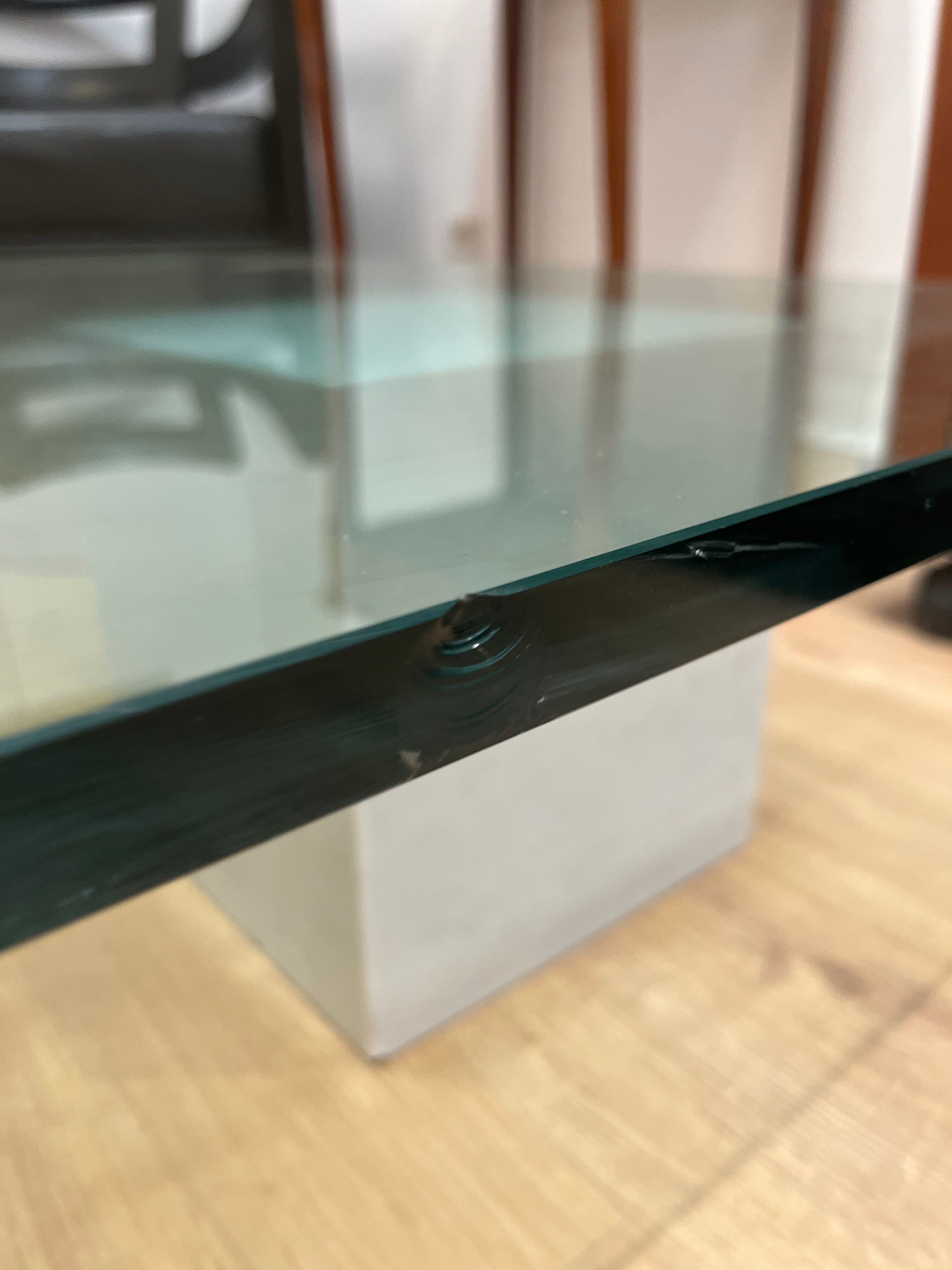 Coffee table design martinelli luce "metafora", lella & massimo vignelli