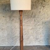 Wooden floor lamp