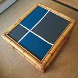 Table basse en rotin