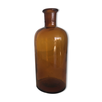 Amber glass bottle
