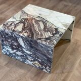Marble coffee table calacatta viola
