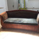 Old wooden sofa