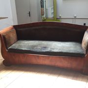Old wooden sofa
