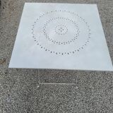Folding garden table