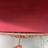 Red Club Chair with Fringe