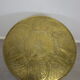 Round copper side table from the 50 years