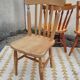 Set of 5 mismatched Windsor/Western chairs.