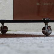 Table plexiglass magazine rack and range Michel Dumas for Roche Bobois vintage vinyl