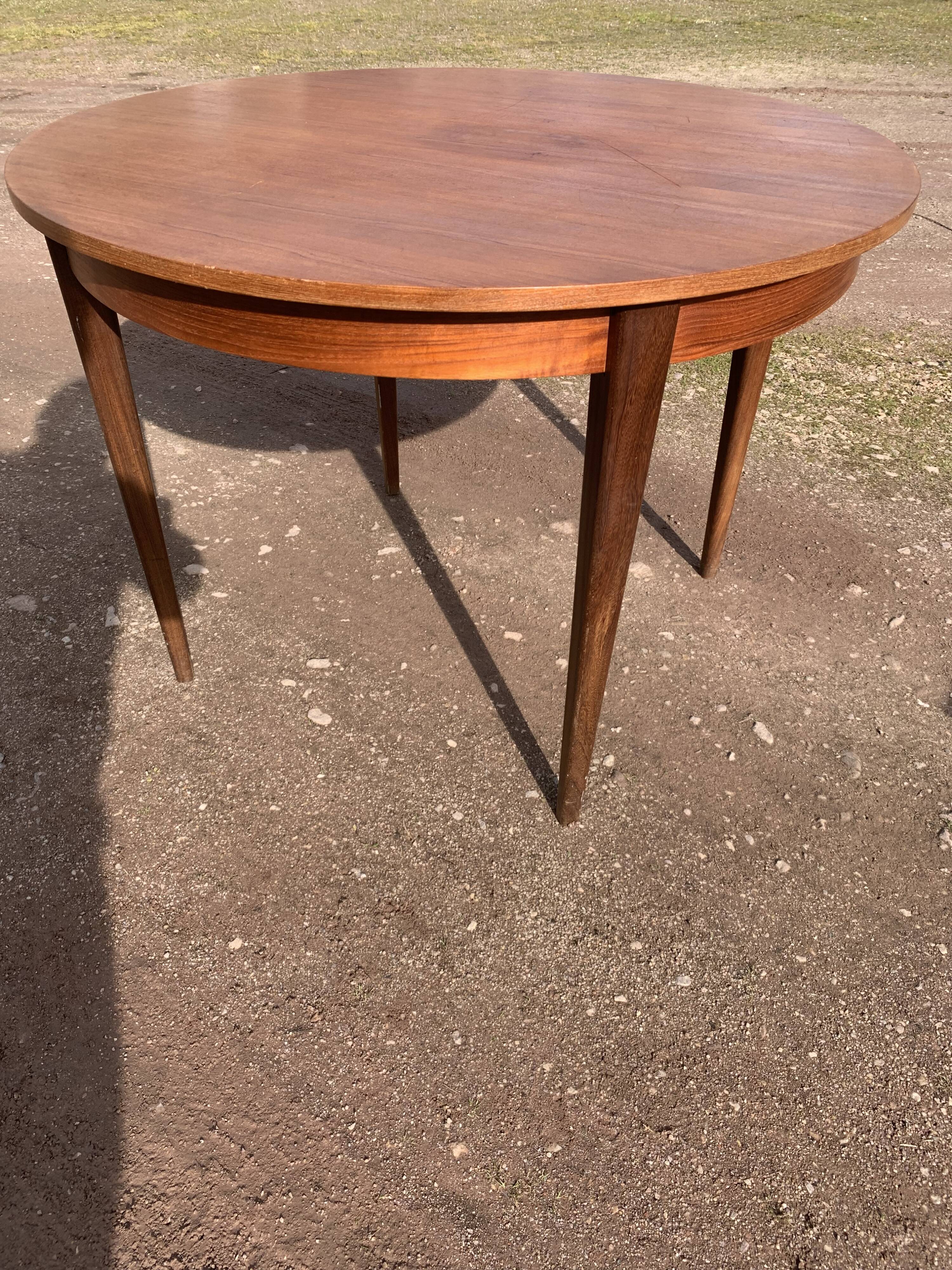 Round vintage table
