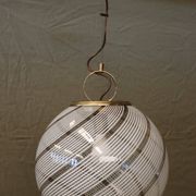 Lustre boule en verre Murano époque 70's