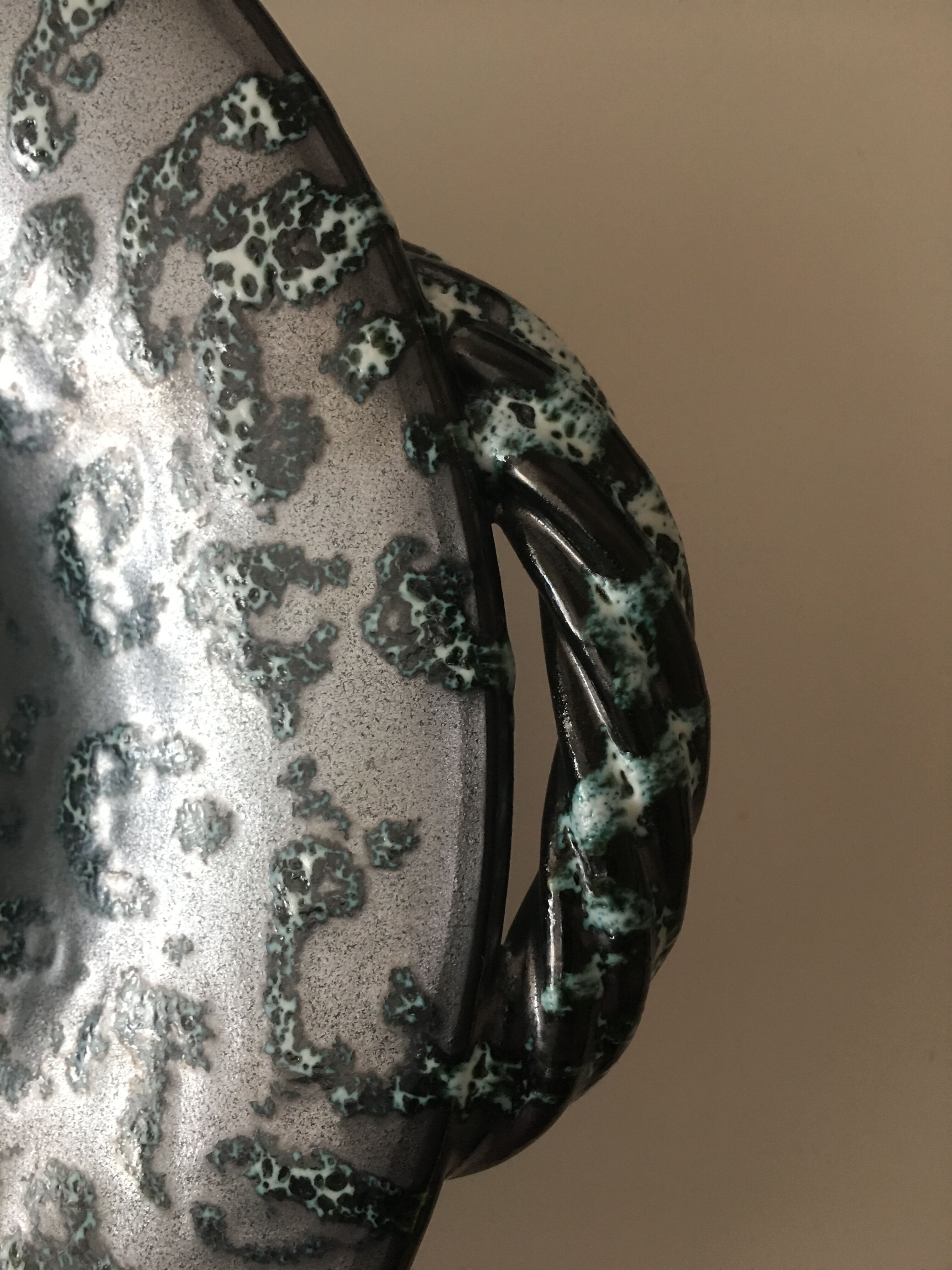 Vallauris ceramic cup signed Lunetta