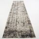 2x9 Faded Soft Wool Navy Blue Vintage Turkish Runner Rug