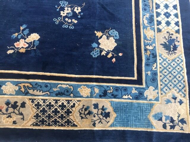 Tapis ancien chinois fait main 308x380 cm
