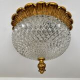 Vintage diamond tip ceiling lamp