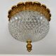 Vintage diamond tip ceiling lamp