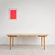 Table ronde extensible en chêne par Hans J. Wegner, Danemark, années 70