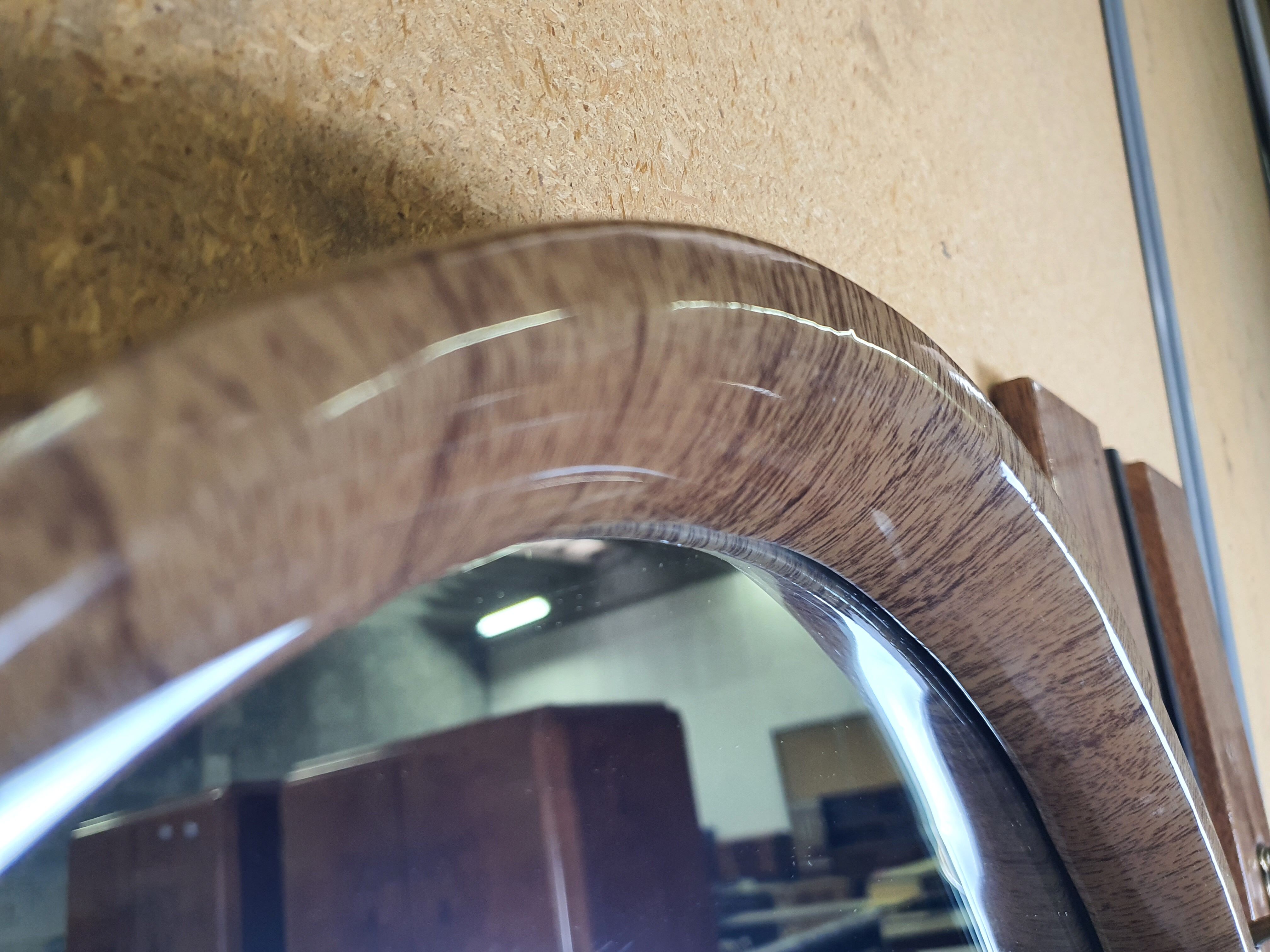 Wall coat hanger with mirror, 50s